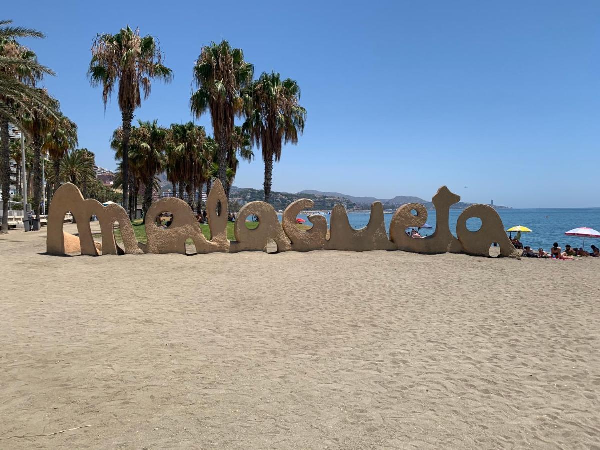 Playa Sol Y Centro Historico Appartement Málaga Buitenkant foto